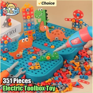 Kids Electric Tool Set with Drill | Pretend Play Builder Set