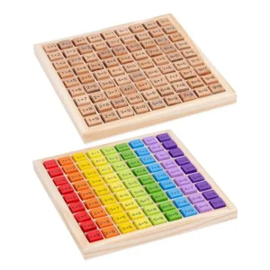 Wooden Multiplication Board Game for Kids | Montessori Math Learning Toy