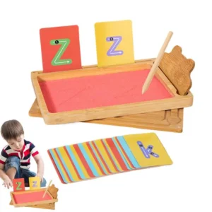 Alphabet Sand Writing Tray – Sensory Letter Tracing Learning Kit