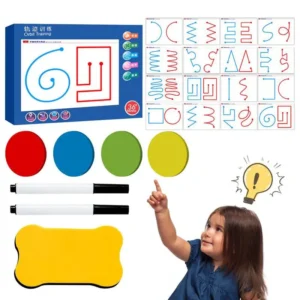 Preschool Shape Tracing Activity Set – Fine Motor Practice (Ages 3+)