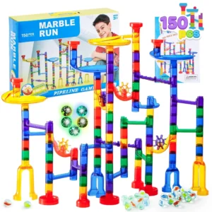 150-Piece STEM Marble Run Construction Set | Creative Engineering Toy for Kids